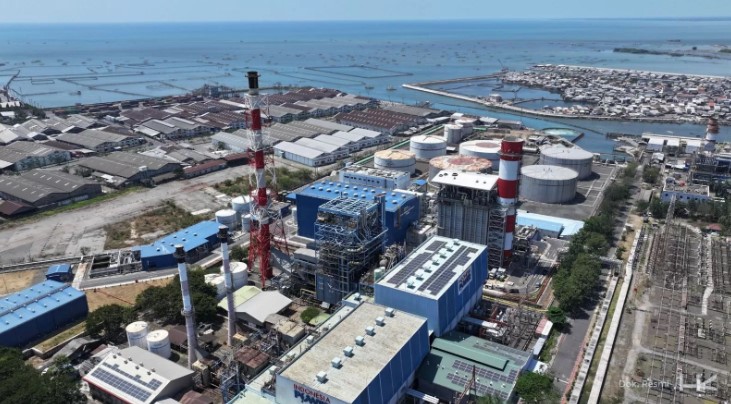 PLTGU Tambak Lorok Blok 3 garapan Hutama Karya telah diresmikan! (DOK.Hutama Karya)