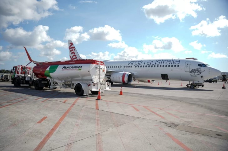 Virgin Australia Airlines. (DOK.PT Pertamina Patra Niaga)