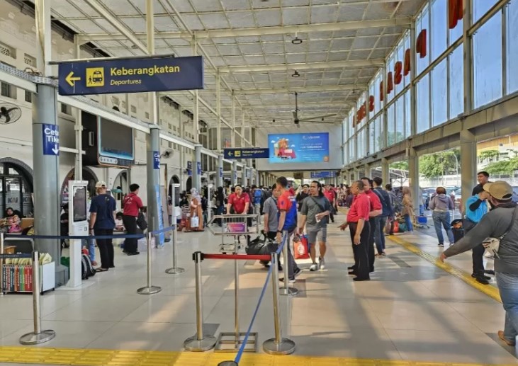 KAI terus tingkatkan fasilitas di Stasiun Pasar Senen. (kai.id)