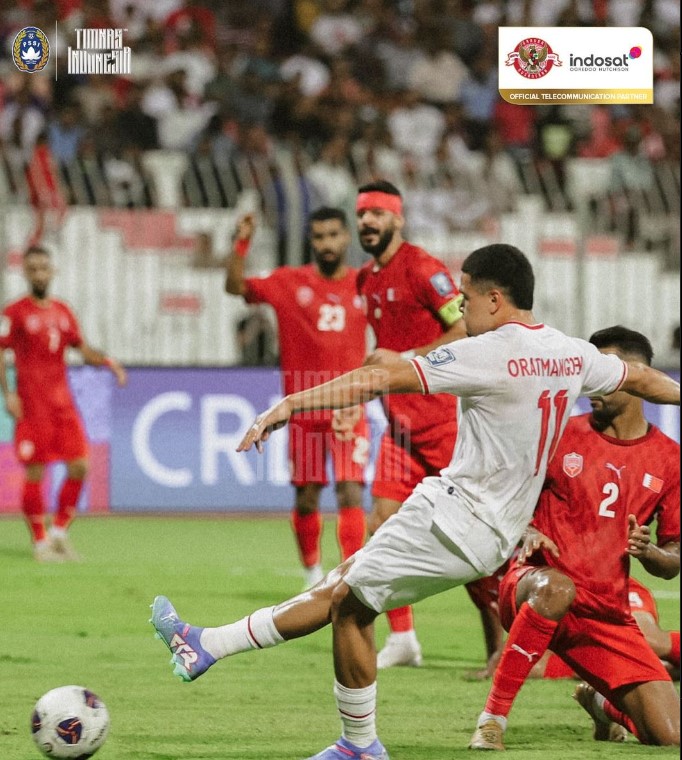 Bahrain Vs Timnas Indonesia di Stadion Nasional Bahrain, Rifa, Bahrain. Dok (Instagram @timnasindonesia)