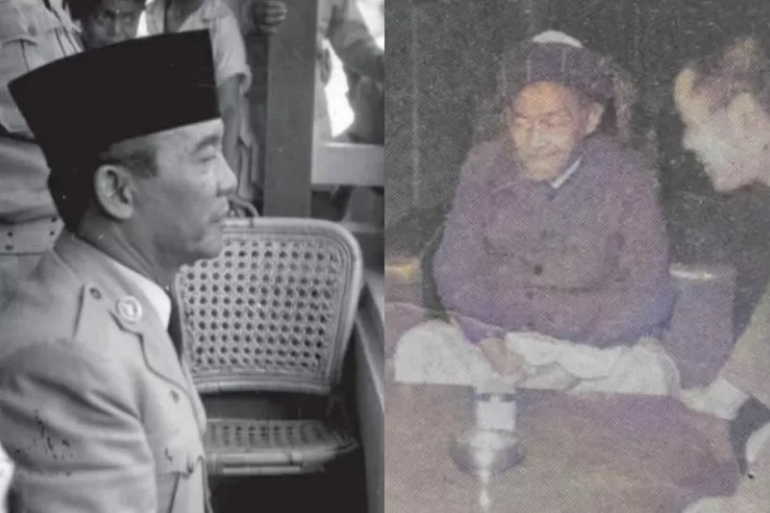 Soekarno dan KH Hasyim Asy'ari dua tokoh besar pendiri bangsa (Kolase Instagram @membacasoekarno, @islamituindah.ku)
