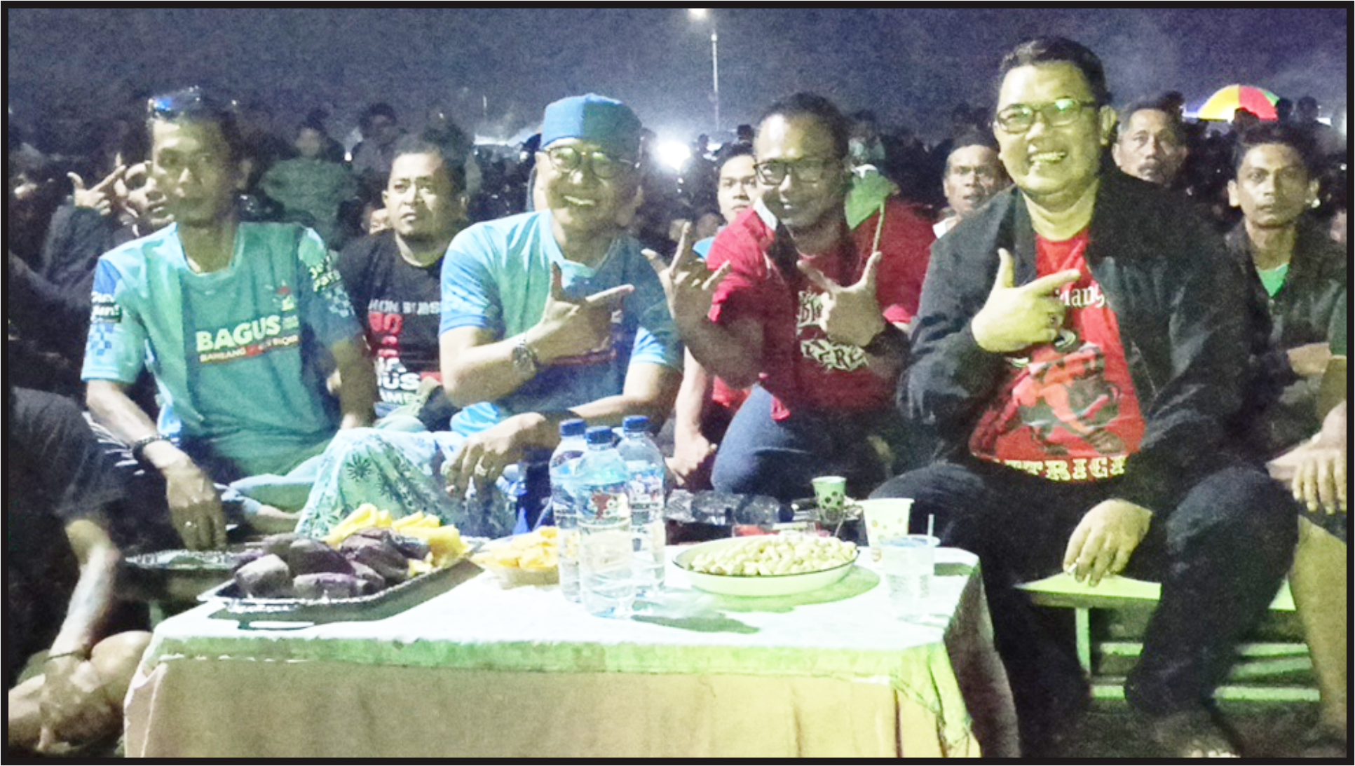 STD Bondowoso Bersama Dengan Pemuda Koncer Gelar Nobar Galang dukungan Risma Gus Hans dan BAGUS